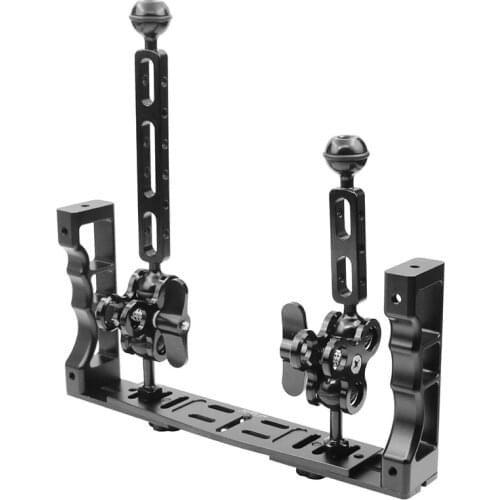 Diving Photography Accessories Set Bracket Butterfly Clamp Ball Head Clamp Fill Light Lamp Arm Photography Lamp Ball Head Clamp