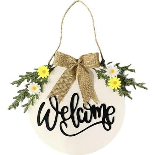 New 2021 Nordic Easter Wreath Door Window Hanging Wreath Reusable Door Wall Decoration For Home Party Shooting Props