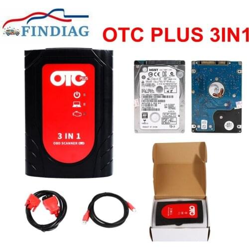 OTC Plus 3 IN 1 GTS TIS3 OTC Scanner for 3 Cars for Toyota for Nissan for V0L V15.00.026 Support Offline Coding / Programming
