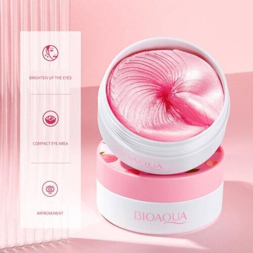 Peach Hexapeptide Eye Mask Deeply Moisturizes Easy To Absorb Relieve Puffiness Anti Aging Eye Patches Firming Skin Eye Care Mask