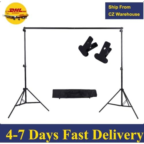 Professional Photography Photo Backdrop Stands Background Frame Support System Stands for Photography Video Studio With 2 Clamps