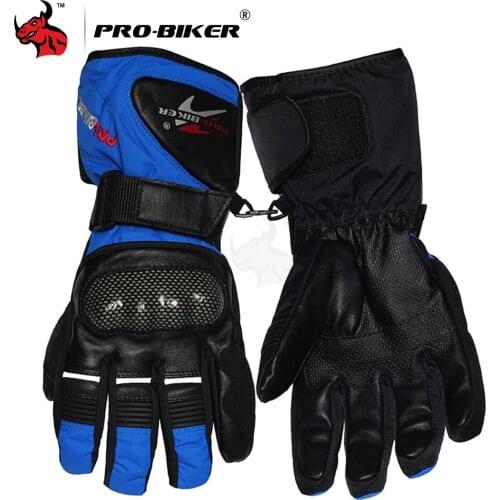PRO-BIKER Motorcycle Gloves Off-Road Racing Motorbike Riding Gloves Winter Men Motocross Full Finger Gloves Warm Guantes Moto