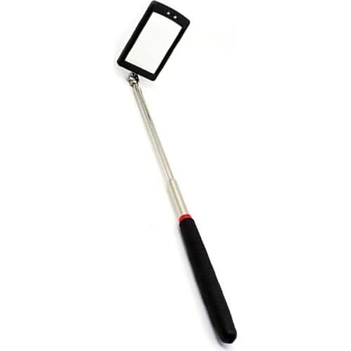 Extendable Inspection Mirror for Automobile， LED Lamp Endoscope，360° Rotation， Retractable Lighted Tool for Mechanic, Home D7WD