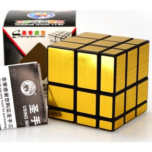 Sengso 3x3 Mirror Magic Cube Adults Antistress Professional Strange-shape Cubes Childrens Puzzle Educational Toys Kids Gift