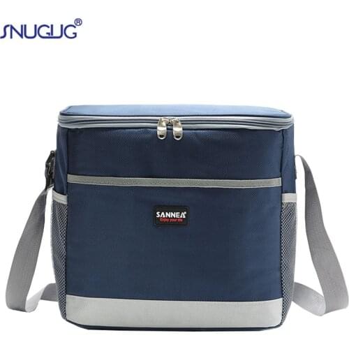 High Capacity Insulated Lunch Bag Men Waterproof Fabric Cooler Bag For Food Fridge Bag Outdoor Women Picnic Box Man Picnic Bag