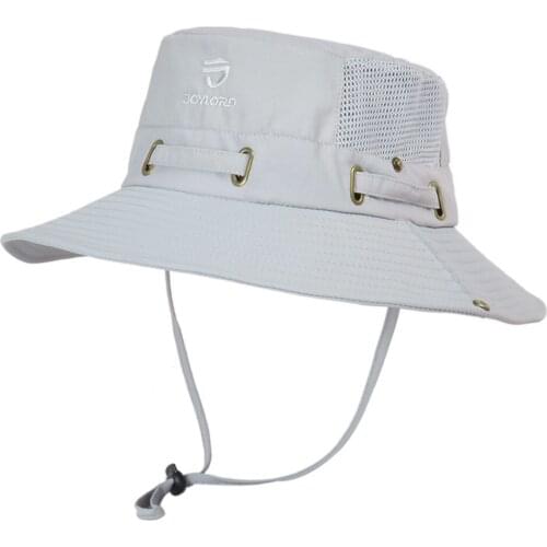 Waterproof Breathable Wide Brim Boonie Fishing Hat Outdoor UPF 50+ Sun Protection Mesh Safari Sun Hat Travel Fishing Hat New