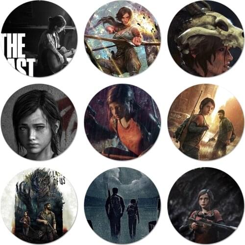 The Last Of Us game Video games Icons Pins Badge Decoration Brooches Metal Badges For Clothes Backpack Decoration 58mm