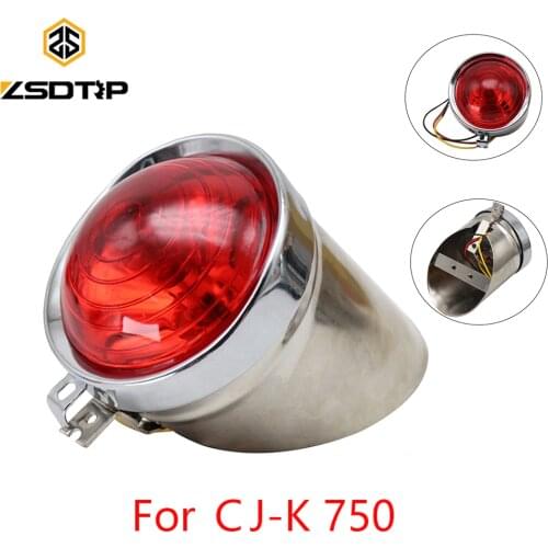 ZSDTRP Retro Motorcycle Rear Light For Ural CJ-K 750 For BM R71M72 R1 R50 Rear Light For CJ-K 750 Ural Motor
