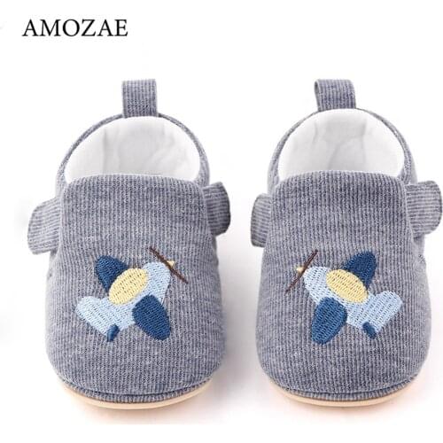 2020 New Arrival Non-slip Breathable Rubber Sole Baby Shoes 0-1 Year Old Pair oOf Velcro Votton Baby Shoes Toddler Shoes