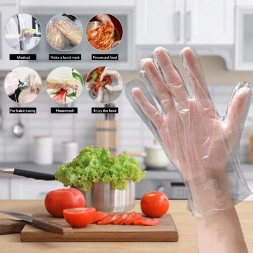 50/100 Pcs Dining Disposable Gloves Thickening Beauty Housework Cleaning Gloves Kitchen Home Dining Accessories