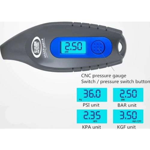 Digital Tire Pressure Gauge Car TPMS Manometer Motorcycle Cycle Truck Tool Diagnostic Tool Tire Pressure Motor For Bike