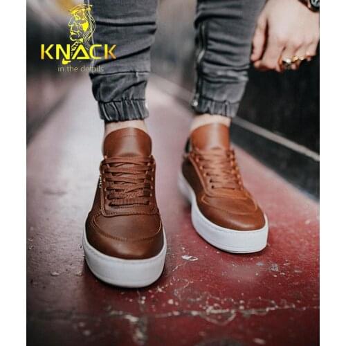 Knack Chunky Men 'S Sneakers Summer Breathable Male Sports Shoes Tan 2021 Fashion Design Casual Large Size Men 'S Shoes 40-44