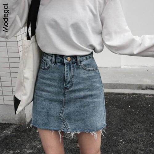 Modegal Denim Pencil Skirts