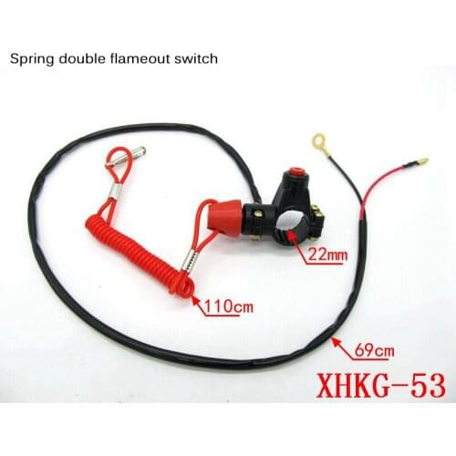 Practical Button Emergency Cut Off Motor Outboard Boat Professional Lanyard Kill Tether Stop Switch Safety Accessories