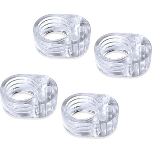 4pcs Door Stopper Transparent Silica Gel Door Handle Buffer Baby Safety Children Protection Shockproof Pad Furniture Protective