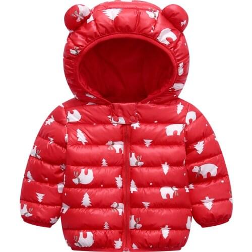 Down cotton childrens clothing light thin coat men and women baby autumn winter baby jacket girls winter coat kids down jacket