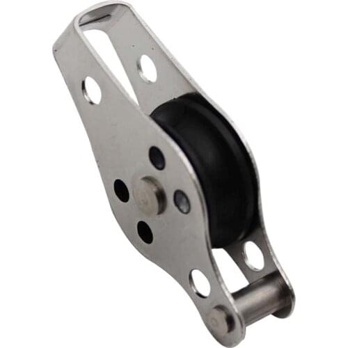 50pcs 25mm pulley 316 stainless steel Sailing ship pulley