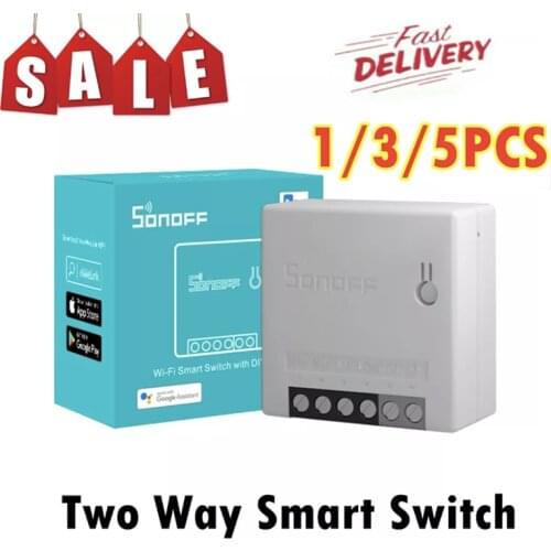 SONOFF Mini R2 DIY Two Way Wifi Switch Smart Home eWeLink APP Remote Timer Control Sonoff Interruptor Support Alexa Google Home