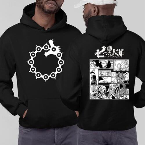 Anime The Seven Deadly Sins Meliodas Hoodie Mens Sweatshirt Spring Autumn Fashion Womens Hooded Anime Boys Girls Clothes