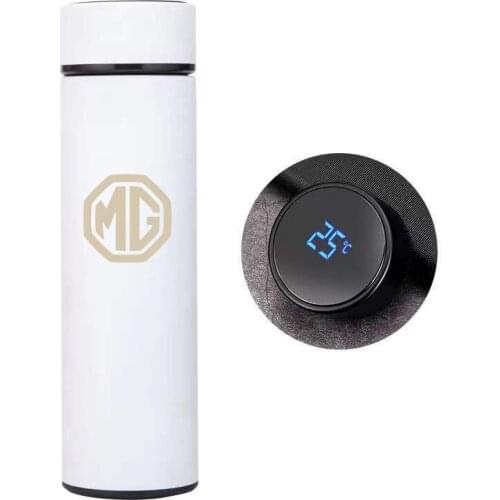 500ML Intelligent Thermos For MG ZS GS 5 Gundam 350 TF GT 6 Temperature Display Customize Logo Stainless Steel Vacuum Water Cup