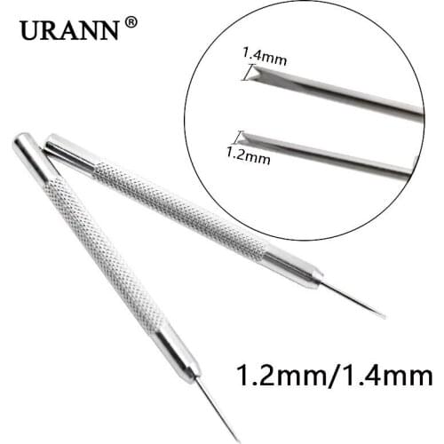 URANN 10PCS 1.2/1.4mm Metal Watch Band Strap Spring Bar Link Pin Remover Repair Removal Tool Ear Batch For Watch Repair