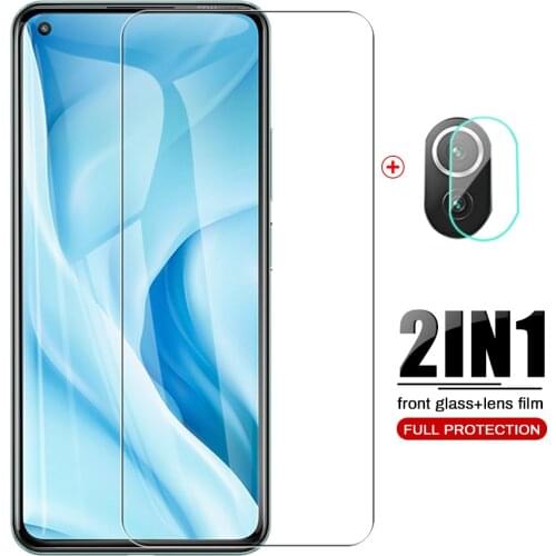 Xiomi mi 11 lite glass tempered glasses for xiaomi mi 11 lite mi11lite 11lite glas hd screen protectors camera lens film 6.67"