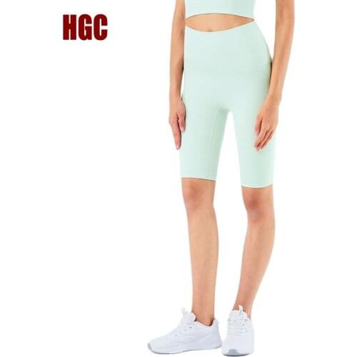 NO Front Seam Lingerie Bermuda Shorts For Women High Waist Naked-feel Fabric Sports Short Fitness Yoga Pantalones GYM Joggers
