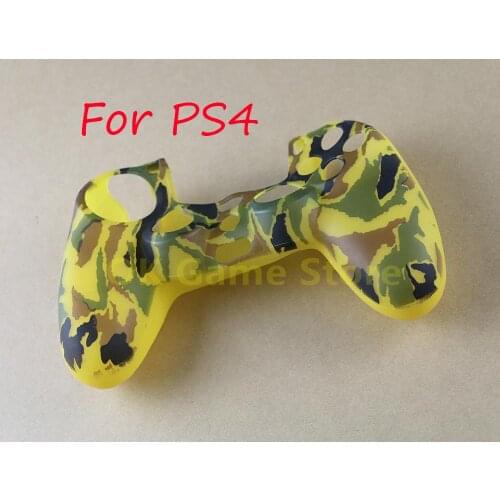 1pc Colorful Camo Silicone Protective Skin Case For Sony PS4 DS4 Controller Thumb Grips Joystick Caps