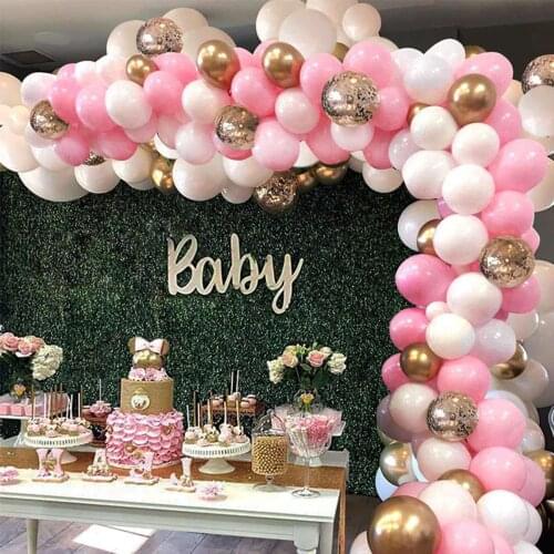 117 Pcs Macaron Latex Balloons Garland Arch Wedding Birthday Party Decorations