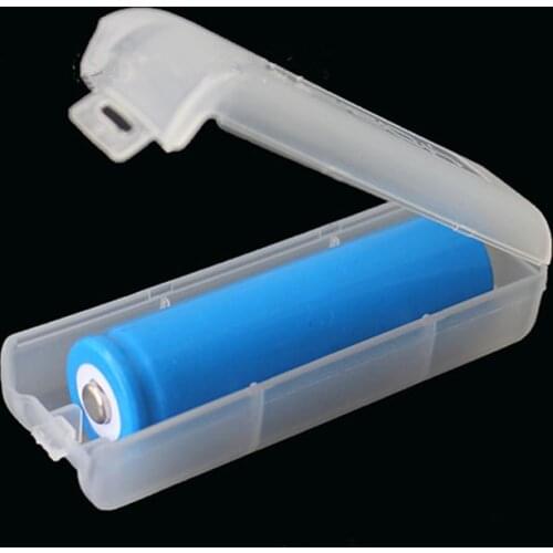 2 Pcs New Single Section Hard Portable Plastic Storage Box Case Holder For 1x 18650 18350 16340 17670 Battery