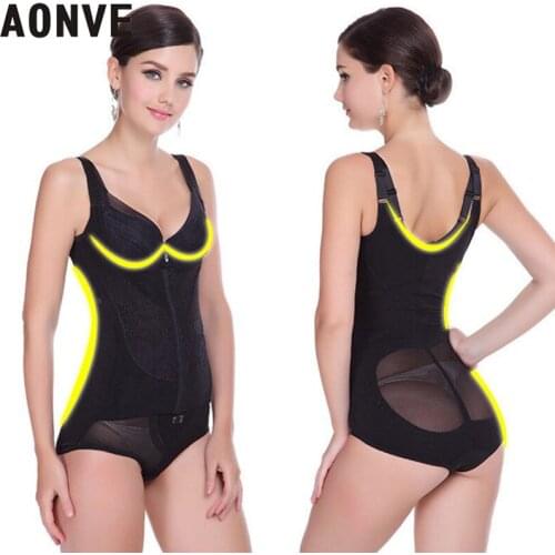 AONVE Body Shaper Slimming Underwear Bodysuits Waist Corset Sex Waist Trainer Butt lifter Push Up Shaperwear Shaper Bodysuiut