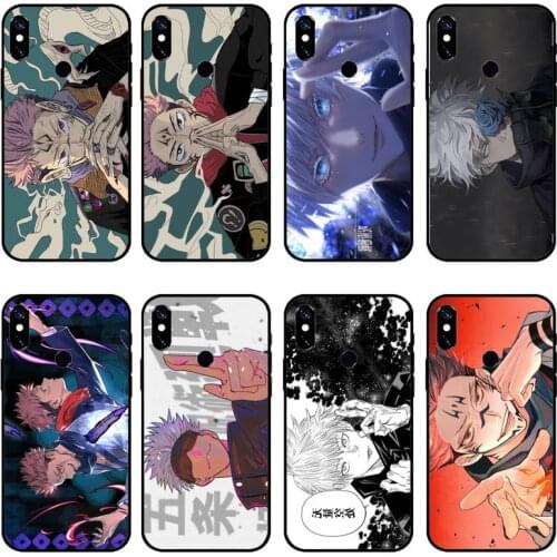 Anime Jujutsu Kaisen Phone Case For Xiaomi Redmi note 7 8 9 pro 8T 9A 9S Mi Note 10 Lite pro