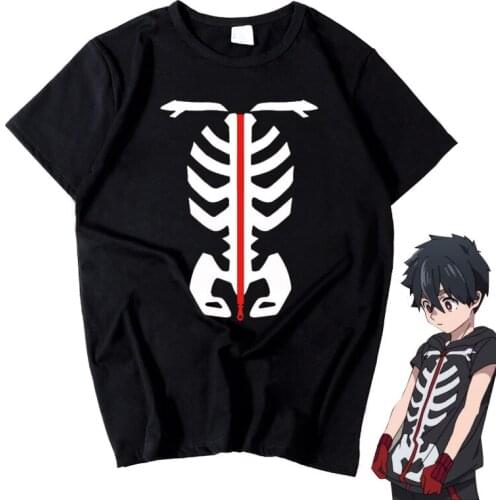 Anime Kemono Jihen Kusaka Kabane Tademaru Shiki T-shirt Cosplay T shirt Men Women Couples Summer Casual Short Sleeve Tee Tops
