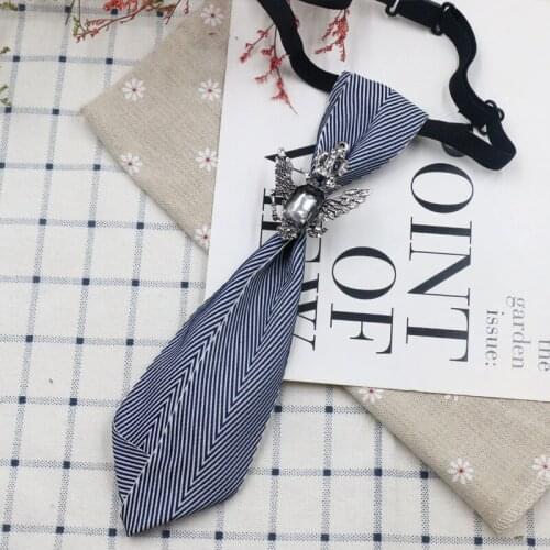 Free shipping New man Original female collar flower Korean college wind work bank professional wear uniform double bow tie