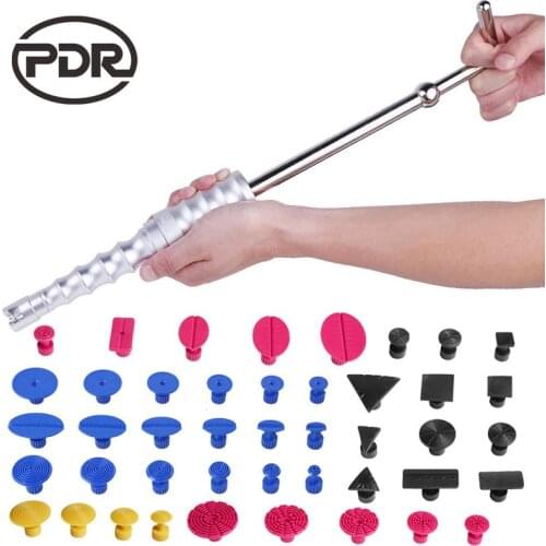 PDR Tools Reverse Hammer Car Body Paintless Dent Repair Dent Puller Slide Hammer Fungi Suction Cup Removal For Auto Dent Hail