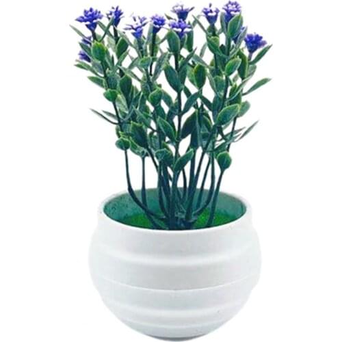 Artificial Plants Bonsai Small Tree Simulation Pot Plants Fake Flowers Table Potted Ornaments Home Decoration Hotel Garden Decor