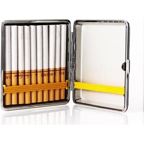Exquisite High-end 20 Packs of Leather Cigarette Case and Cigarette Holder Smell Proof Container Regalos Para Hombre Originales
