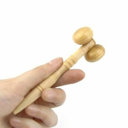 JYTOP 2pcs Slimming Face-lift Massage Tool Wooden Facial Massager, Facial Massager Manual Roller Massage Tool