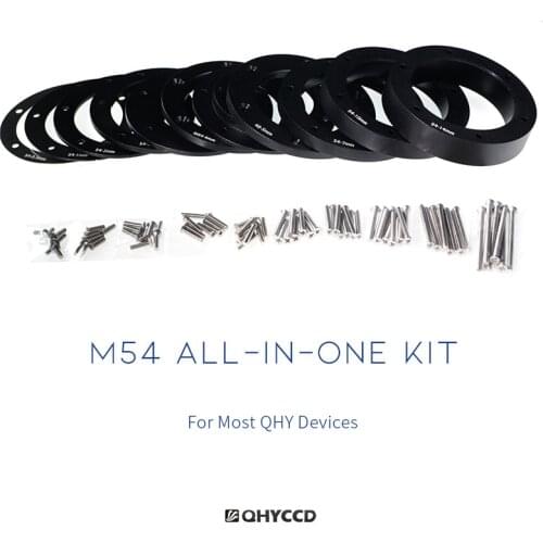 QHYCCD Adapter Kits 2.0 Combo A1 A2 A3 B1 B2 B3 C1 D1 D2 D3 M42 M54 All-in-one Kit QHY camera back focal lens solution