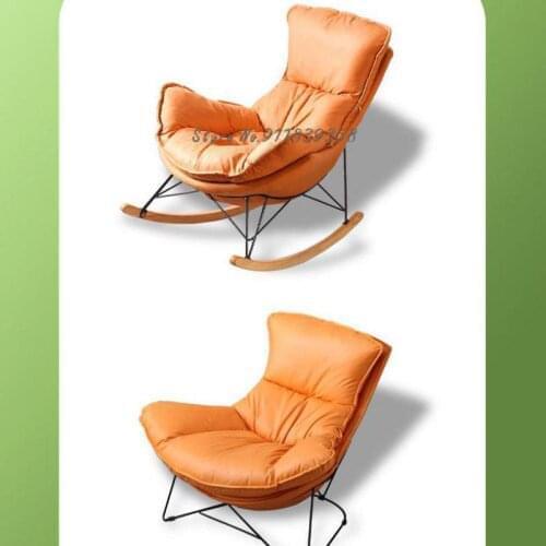 Lazy sofa single rocking chair balcony reclining mini sofa bedroom small apartment sofa net red lazy chair