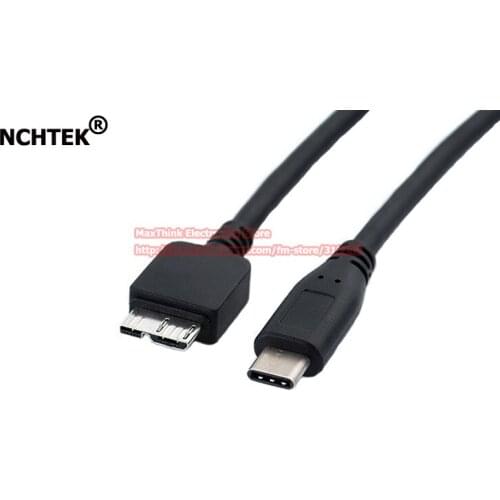NCHTEK Type-C Male to Micro USB 3.0 Male Plug OTG Data Connector Cable About 30CM/Free shipping/10PCS