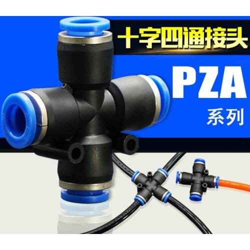 Pneumatic Connector Fitting Pipe Connector PZA-04 PZA-06 PZA-08 PZA-10 PZA-12
