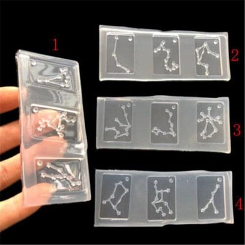 DIY twelve constellations silicone mold Fondant baking tool cake mould cake decorating tools Valentines Easter