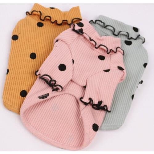 Pets Products Dogs Clothes Supplies Cute Spots Puppy Shirts