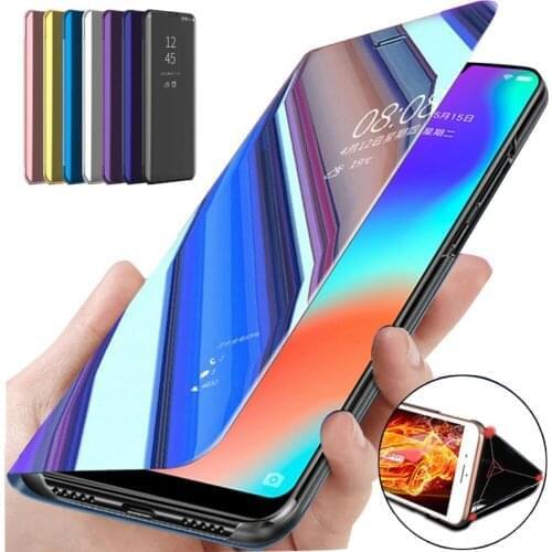 Smart Full Cover Case For Motorola G8 Power Lite Plus Mirror Leather Flip Mobile Phone Case Fundas For Moto Motorola G8 Power