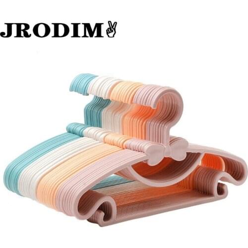 Baby Clothes Hanger Wardrobe Storage Racks Plastic Clothing Display Kids Hangers Unmarked Children Coats Hanger Organizer