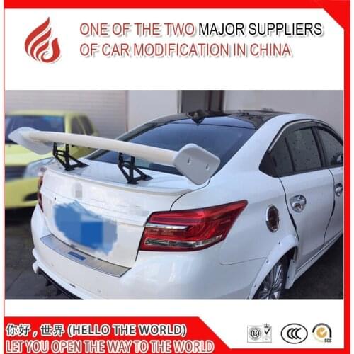 High quality ABS universal sedan car rear trunk spoiler for sedan car lancer corolla vios mazda ect