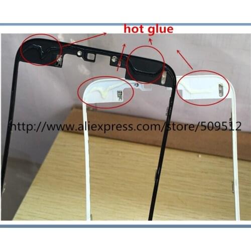 10/50pcs 100% A Quality Front Bezel with hot glue Middle Frame for iPhone 6s 6s plus Mid Frame Chassis Bezel Touch Screen LCD