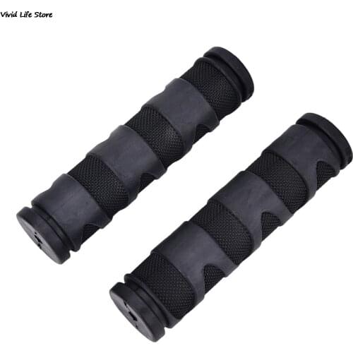 2Pcs MTB Bicycle Rubber Grips Cycling Mountain Bicycle Scooter Bike Handle Bar Rubber Soft End Grip