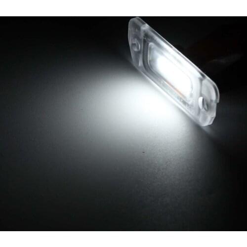 2 x White LED License Plate Light For Mercedes-Benz AMG ML GL R Class W164 W251